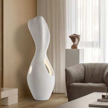 Modern Wabi Sabi Floor Lamp - Artistic Design for Living Room and Bedroom
