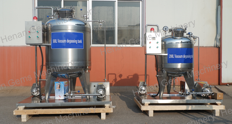 Vacuum Degassing Tank Fruit Juice Vacuum Deaerator