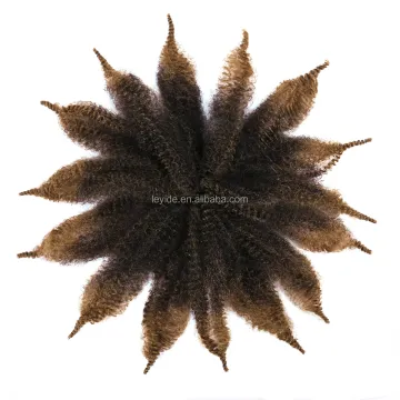 Afro Kinky Twist Natural Soft Marley Braiding Hair For Twists Synthetic Fiber Afro Kinky Hair Marley Braid Hair Extensions