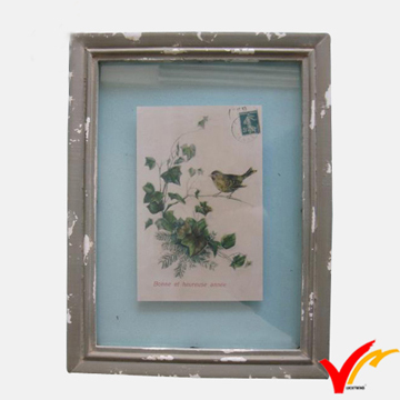 Wooden Photo Frame with French Country