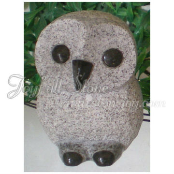 Small size Stone Owls, Granite Owl Sculpture