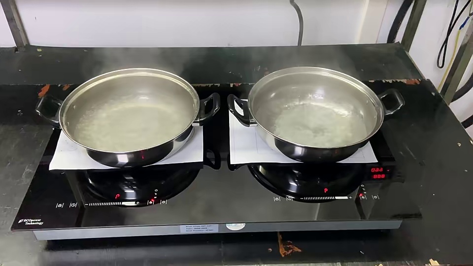Custom Design Factory Price 3500W High-power BBQ Energy Saving Double Electric Induction&Infrared Cooker