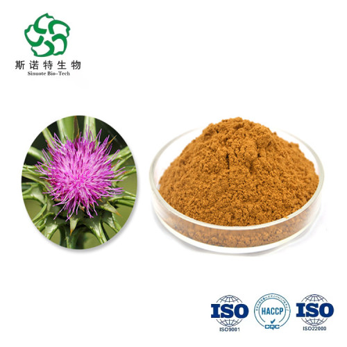 Food Additives Powder Milk Thistle Extract Silymarin 80% Manufactory