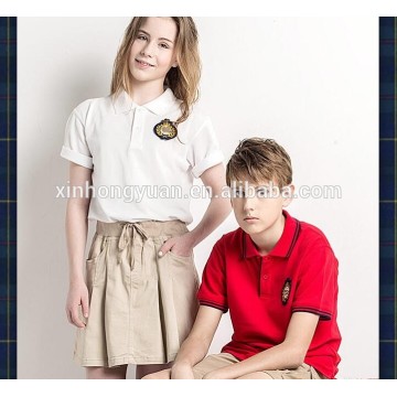 boys cotton polo shirt ,sport shirts T-shirt high school uniforms