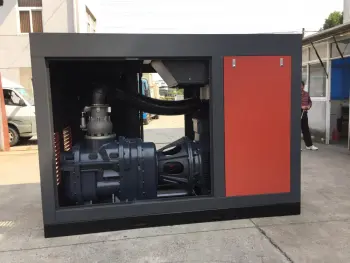 Low Oil Leakage Industrial Screw Air Compressors With Two Stage