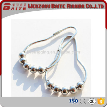 Manufacturer For Roller Shower Curtain Rings Hooks Stainless Steel made in China