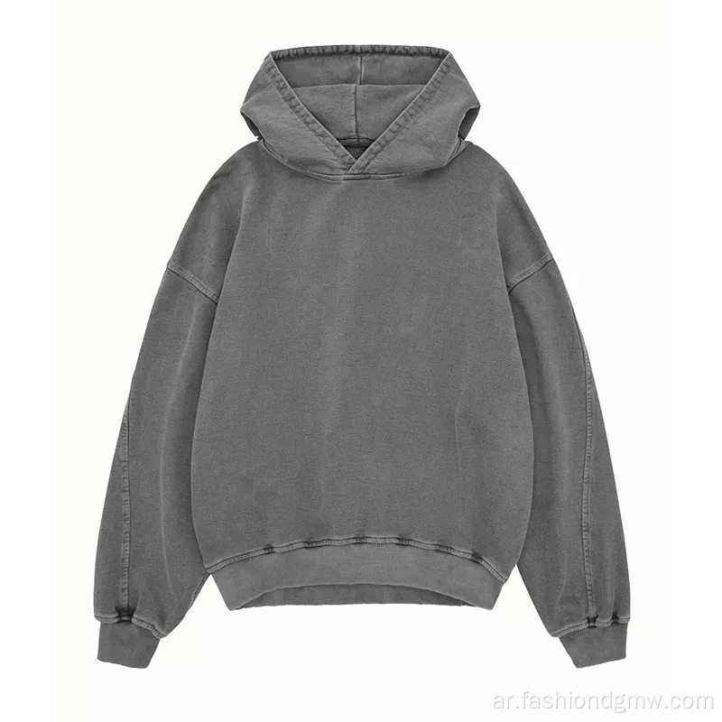 Vintage 400 GSM French Terry Cotton Hoodie