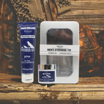 Men's Beard Grooming Kit with Shampoo, Brush, Cream, Balm, and Natural Essential Oils for Beard Growth and Care