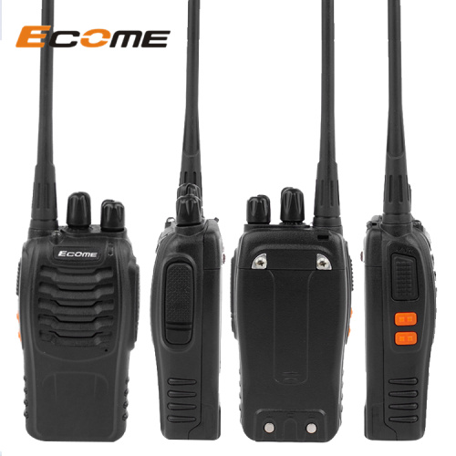 ECOME ET-77 Günstiger analoge Kellner 1 km Handheld Langstrecken Walkie Talkie Set von 4