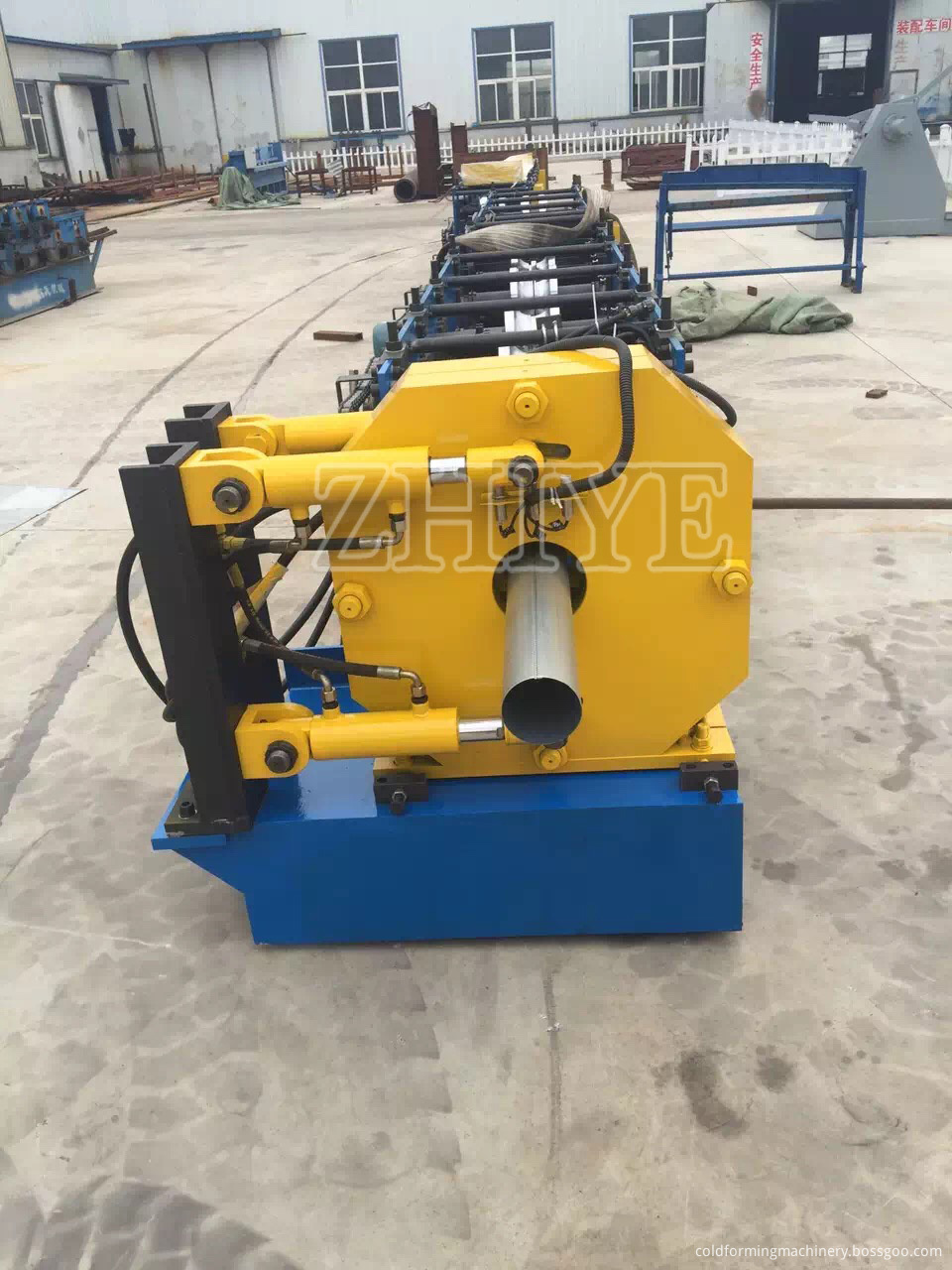 round pipe roll form line