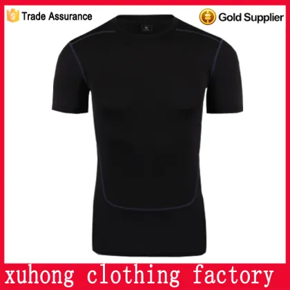 Wholesaler men' s muscle fit fitness t-shirt for sportswear