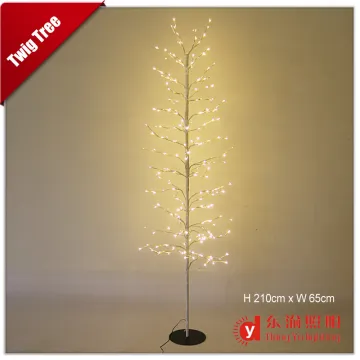 Most popular led xmas tree lights/led outdoor christmas tree /led twig tree