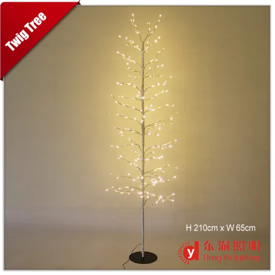 Most popular led xmas tree lights/led outdoor christmas tree /led twig tree