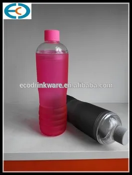 800ml voss shape borosilicate glass water bottles