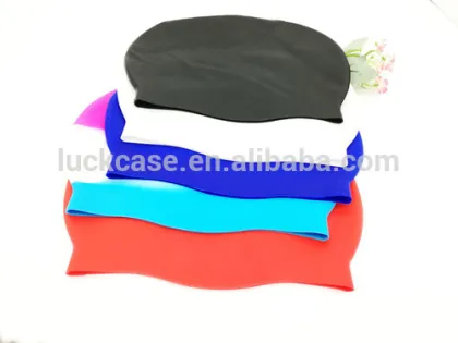 Customize Logo Flexible Waterproof Silicone Swimming Cap