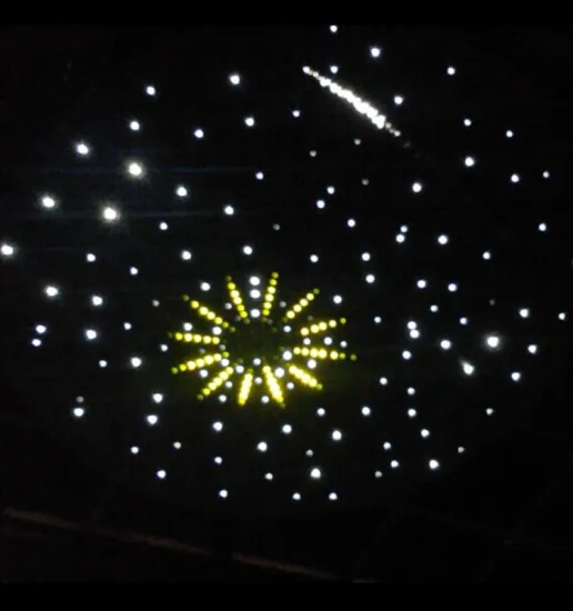 Single White LED Fiber Optic Light Engine for Shooting Star Effect