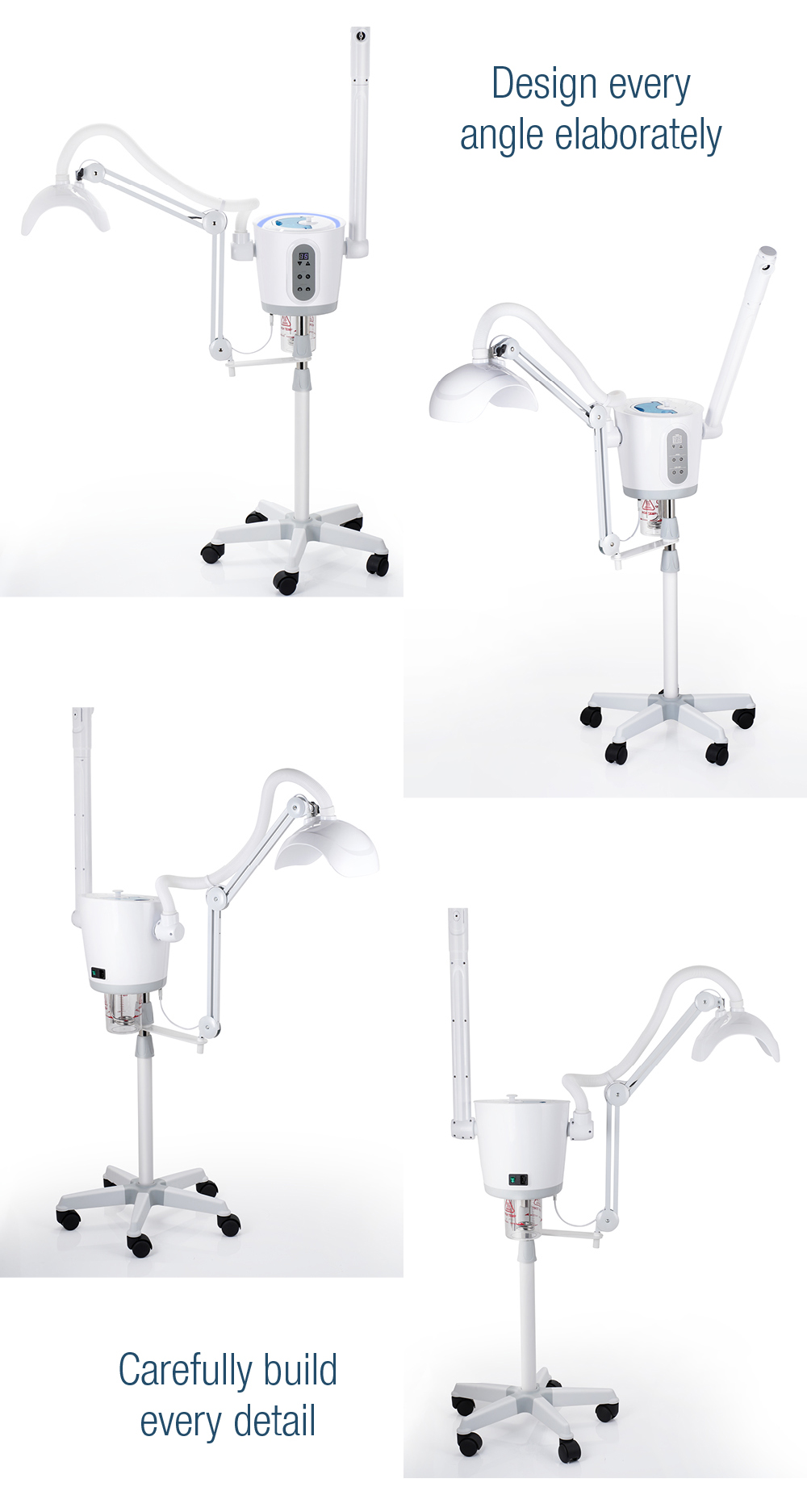 facial steamer magnifying lamp