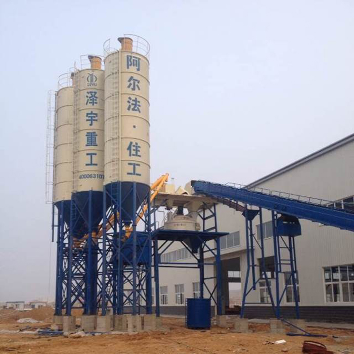 HZS90 ready mixed concrete batching plant in Cambodia