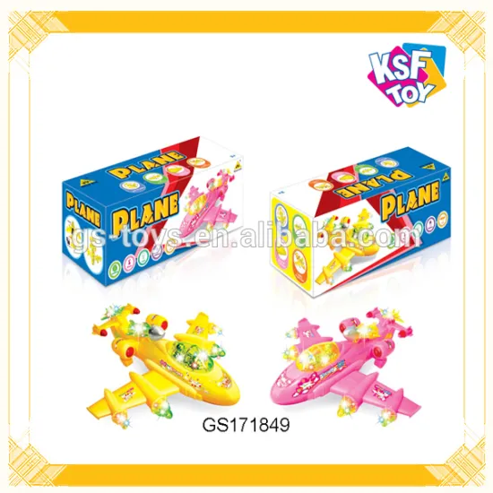 New Arrival Plastic Electric Plane Toy For Kids With Flash&Music