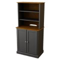 3 Layers Wood Bookcase With Cabinet