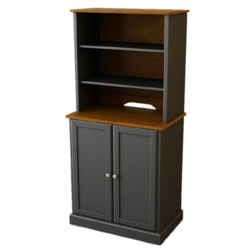 3 Layers Wood Bookcase With Cabinet