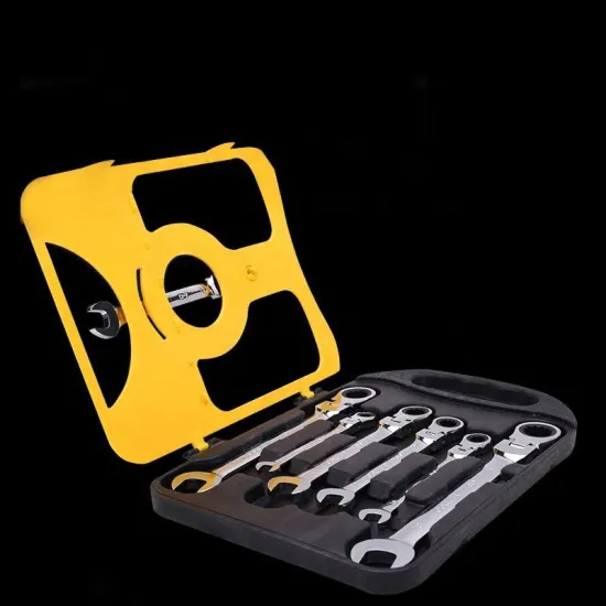 Metric Combination Ratchet Wrench Set for Car Repair Tools