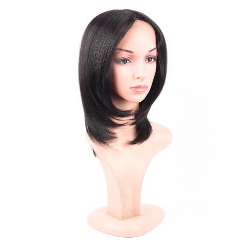 100% NATURAL VIRGIN REMY HUMAN HAIR STRAIGHT LACE FRONT WIG