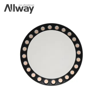 ALLWAY 30W Round LED Linear Downlight - Black and White Surface Mounted Aluminum
