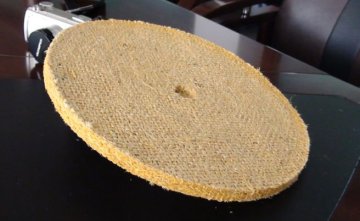 Sisal Polish wheel with oil for metal polishing