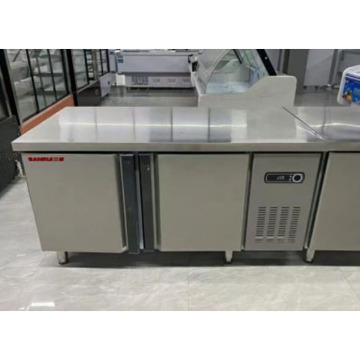 Stainless Steel Freezer Table Refrigerator for Restaurant and Kitchen Use