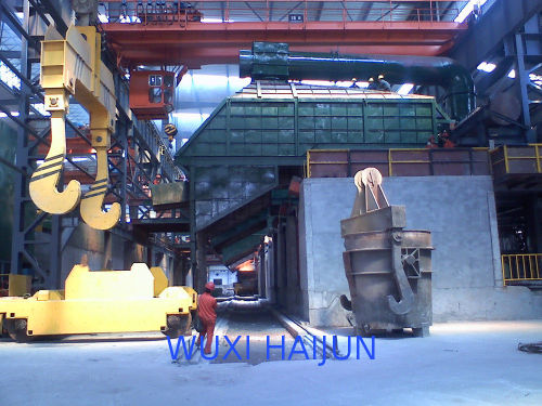 Melting Induction Furnace , 250 / 500 Hz Metal Casting Furnace