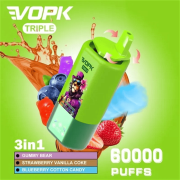 New Vopk Triple 60K 3 in 1 Digital Vape