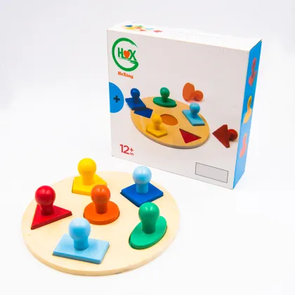 Top 2024 Geometric Score Creative Toys and Puzzle Board Puzzles for DIY Learning