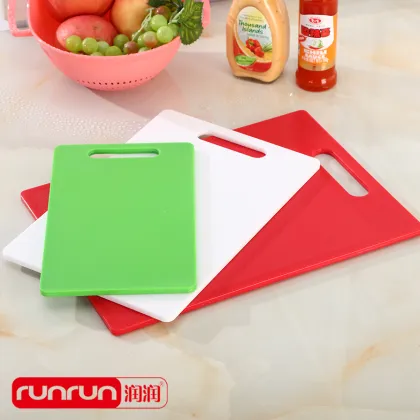 Stylish Plastic Cutting Board with Bright Colors