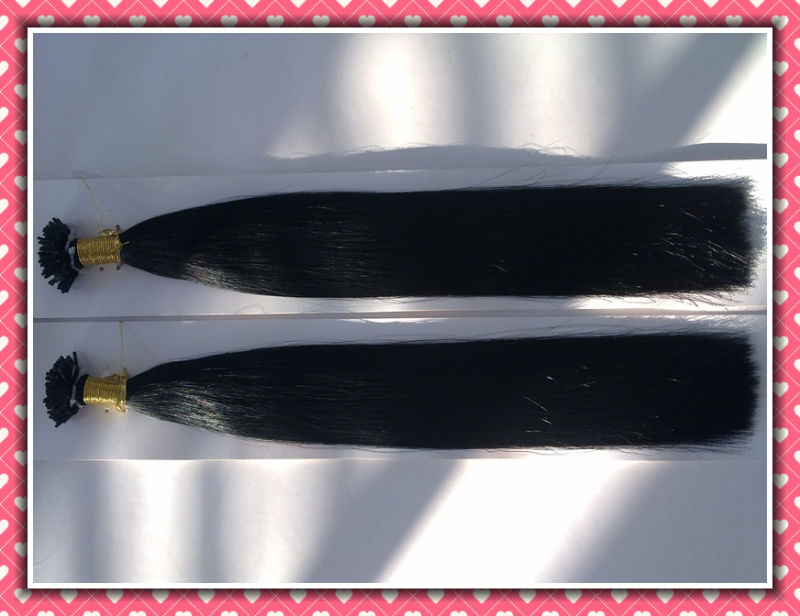 Premium Quality 100% Human Hair Real Remy Hair Extension Pre-Bonded Hair Extension I-Tip 20