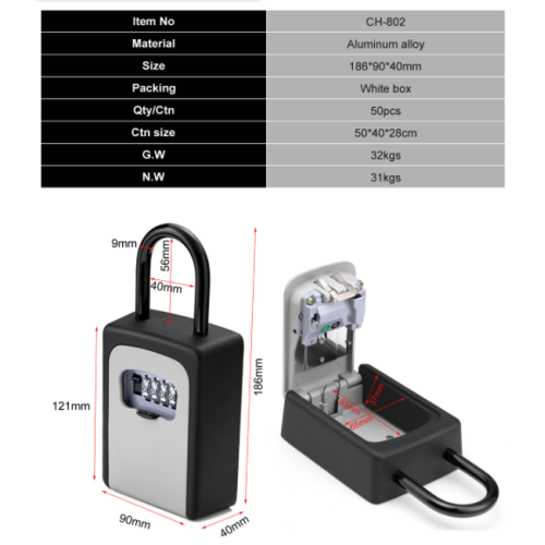 Waterproof Security Safe Box for Outside