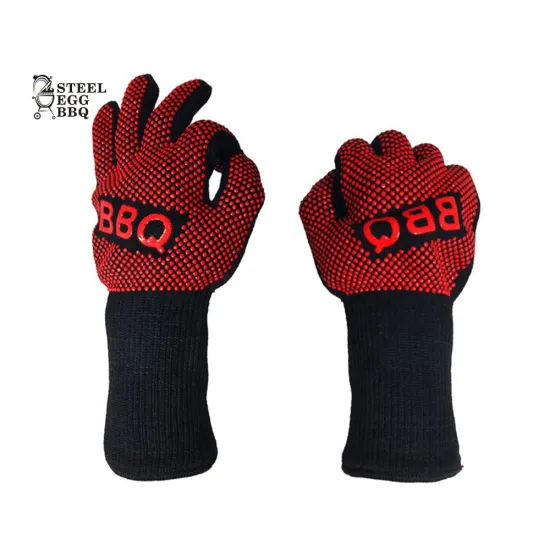 SEB KAMADO Bbq Gloves Bbq Grill Gloves Silicone Extreme Heat Resistant Microwave Oven Handschuh Bbq Gloves