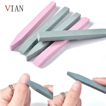 Unique Stone Nail File - Cuticle Remover, Trimmer, Buffer for Nail Art and Manicure
