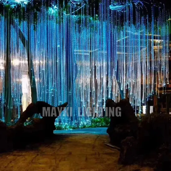 Factory Fiber Optic Outdoor Lighting - LED Fiber Optic Tree Lighting for Landscape: Willow Tree Design
