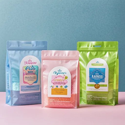 Custom Plastic Zip Lock Heat Seal PE Stand Up Pouches for Packaging