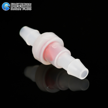 FDA Grade Plastic High-Flow Check Valve with Barbed End for Flexible Tubing
