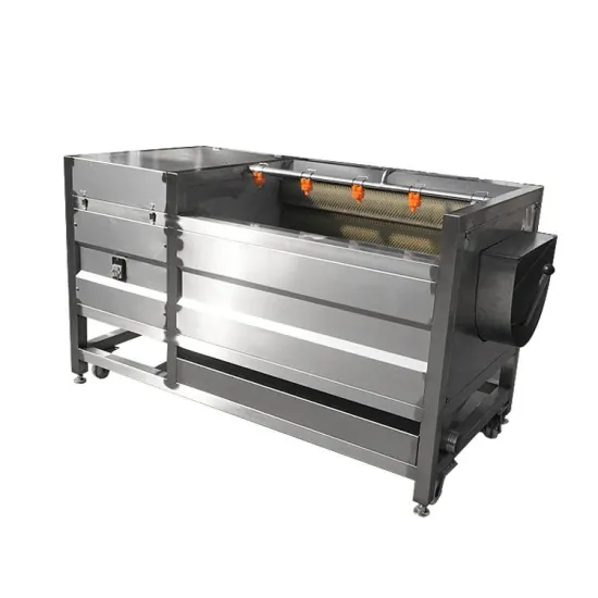 High-Pressure Fruit Washer and Potato Cleaning Machine: 200 Bar Peeling Equipment