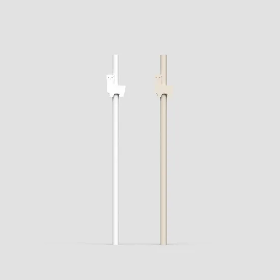 LFGB Europe Grade Alpaca Water Bottle Flexible Silicone Straw