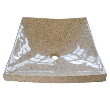 Square Marble Granite Basin