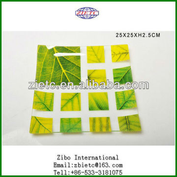 tempered glass fruit plate of all shapes and sizes