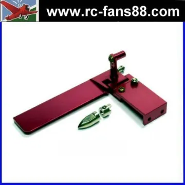 RC Ship 95mm Red Aluminium Cooling Boat Rudder