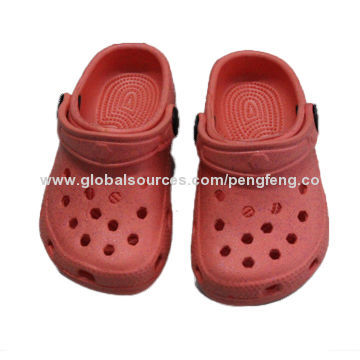 Children's Garden Clogs, Made of EVA Material, Brilliant Dust on Upper, Customized Colors Accepted