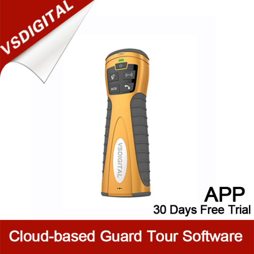 Rechargeable battery handheld guard tour system gps