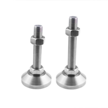 Custom Stainless Steel Adjustable Leveling Feet with Pivoting Bolt