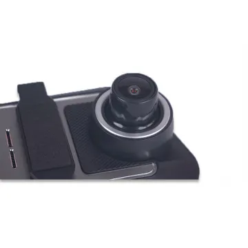 FHD Dual Lens Touch Screen Car Camera DVR Dash Cam Rearview Mirror Recorder 1080P Night Camcorder